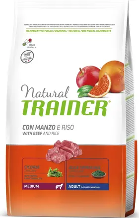 Trainer Natural Medium Adult Beef and Rice 12 kg