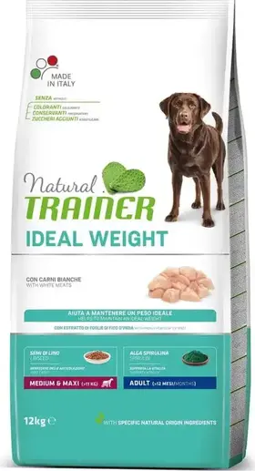 Trainer Natural Weight Care Adult Medium & Maxi White Meats 12 kg