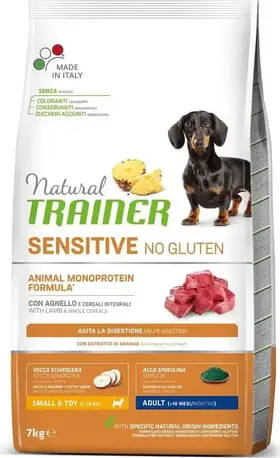Trainer Sensitive No Gluten Adult Mini Lamb and Whole Cereals 7 kg