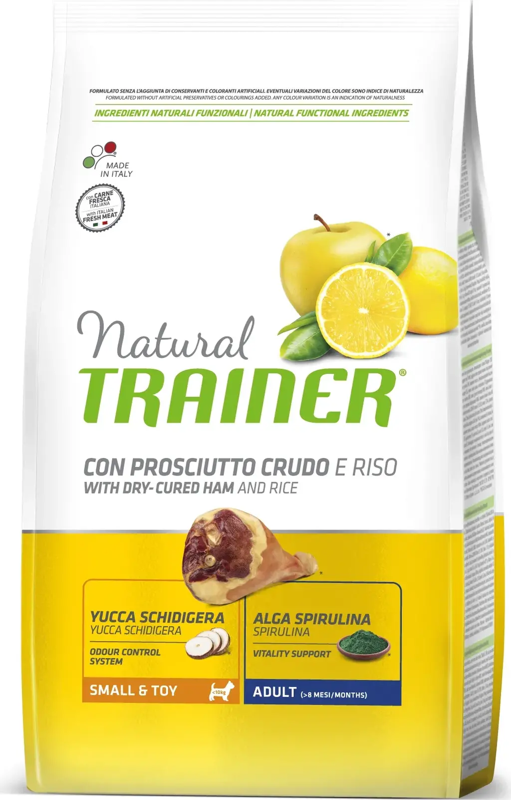 Trainer Natural Adult Mini Dry-Curren Ham and Rice 2 kg