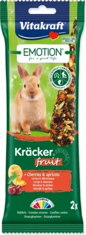 Vitakraft Emotion Kracker Fruit pro králíky 120 g