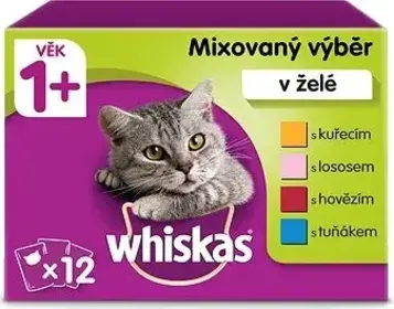 Whiskas Mixovaný výběr ve šťávě 12 x 100 g