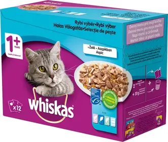 Whiskas Rybí výběr v želé 12 × 100 g